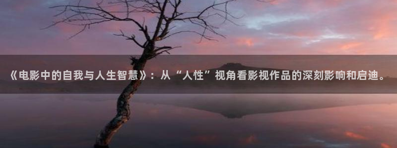 樱桃6.0：《电影中的自我与人生智慧》：从“人性”视角看影视作品的深刻影响和启迪。