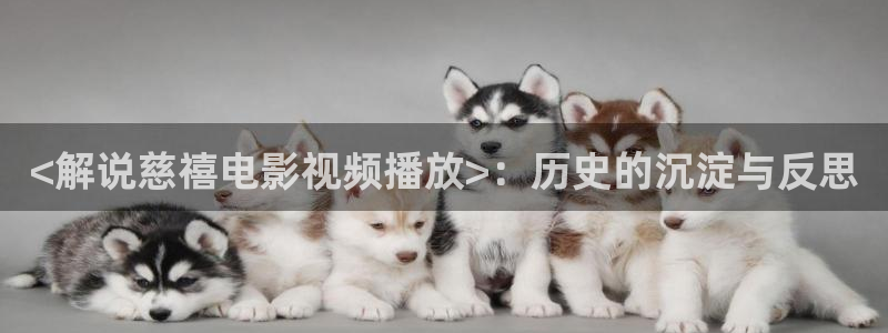 樱桃视频樱桃直播：<解说慈禧电影视频播放>：历史的沉淀与反思