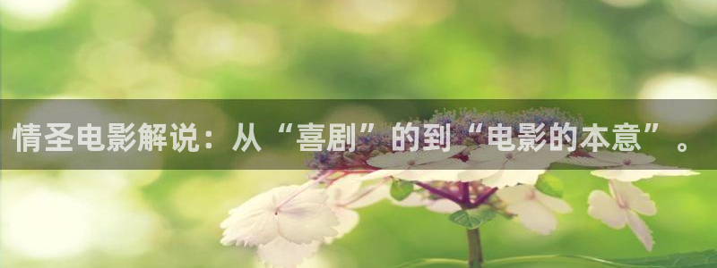在线看樱桃视频：情圣电影解说：从“喜剧”的到“电影的本意”。